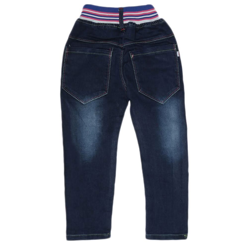 Girls Denim Pant - Dark Blue, Kids, Pants And Capri, Chase Value, Chase Value