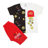 Boys Half Sleeves Short Suit  - Black, Kids, Boys Sets And Suits, Chase Value, Chase Value