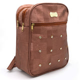Girls Backpack 6558 - Copper, Kids, School And Laptop Bags, Chase Value, Chase Value