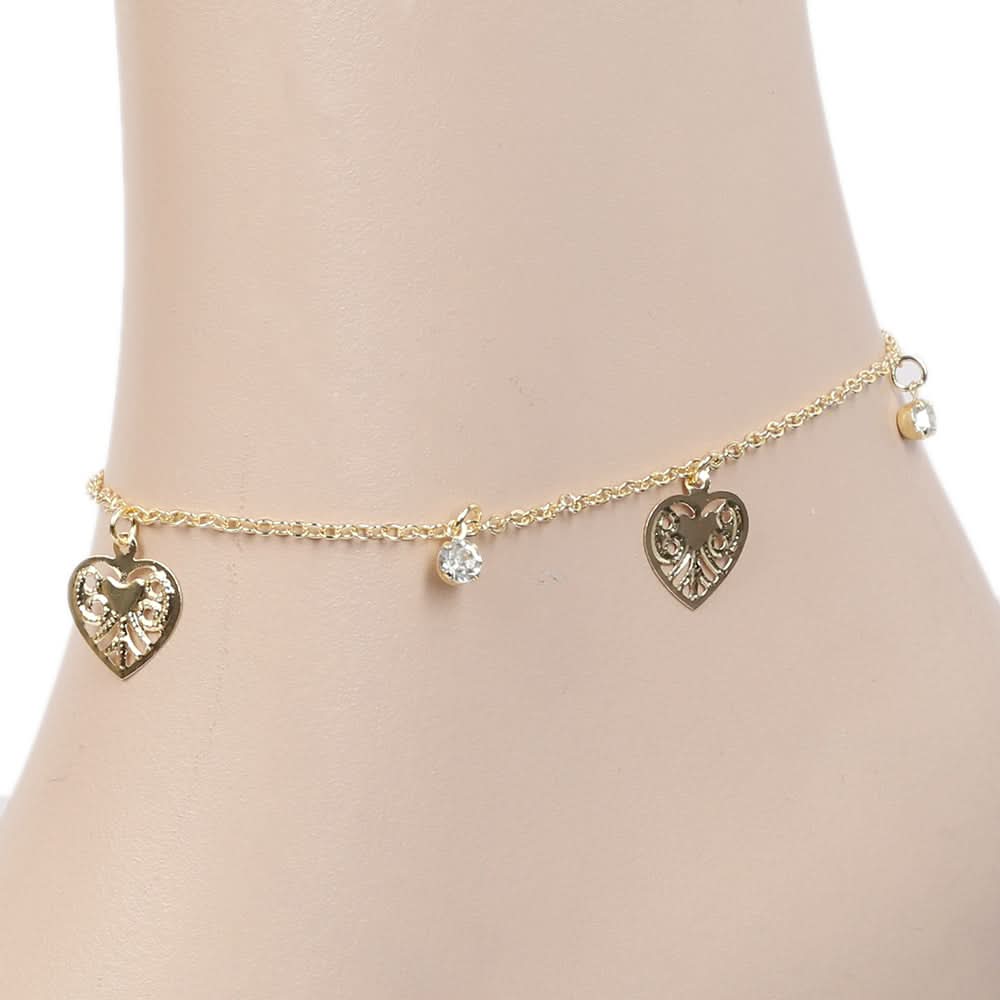 Women's Anklet - Golden, Women, Foot Jewellery, Chase Value, Chase Value