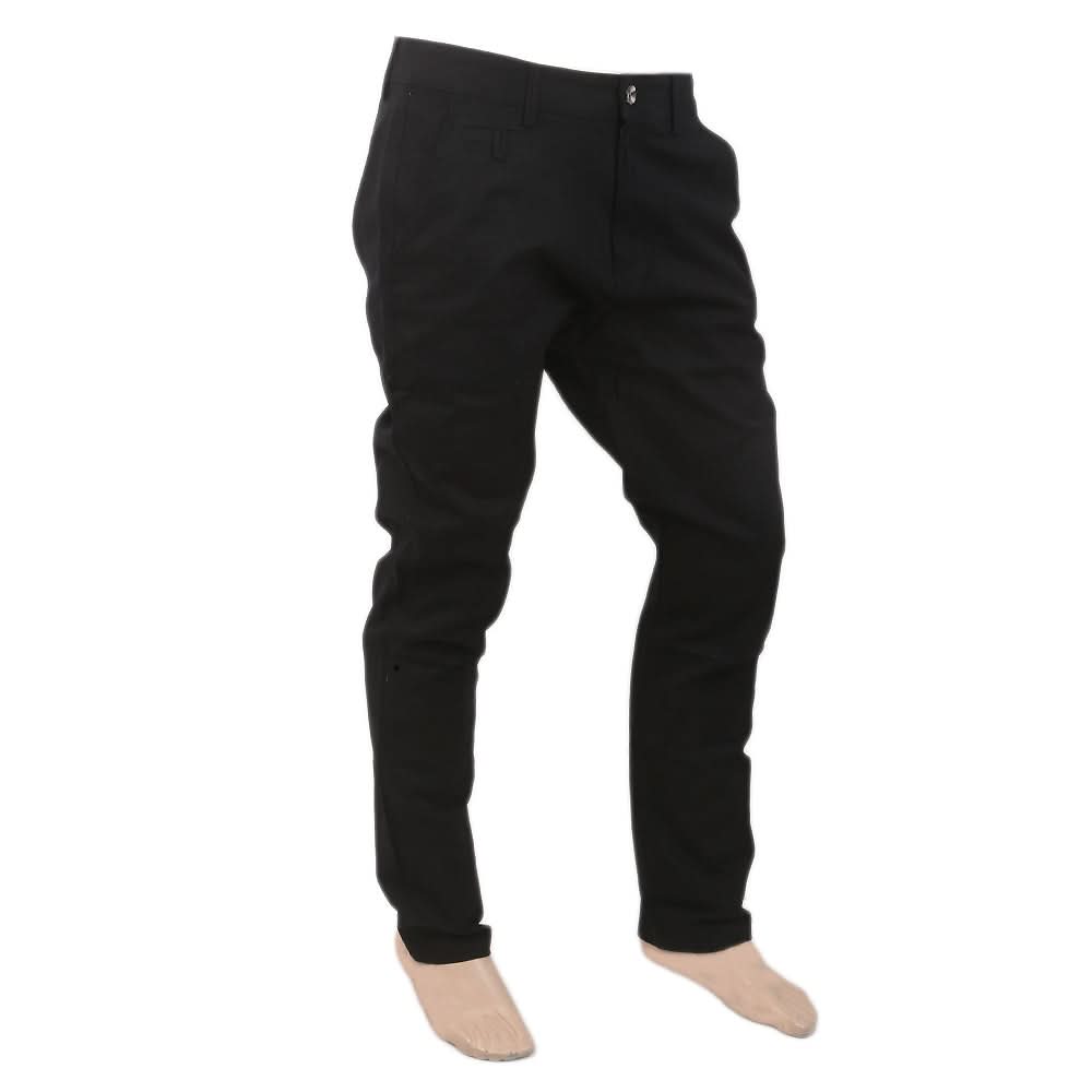 Men's Chino Pant - Black, Men, Casual Pants And Jeans, Chase Value, Chase Value