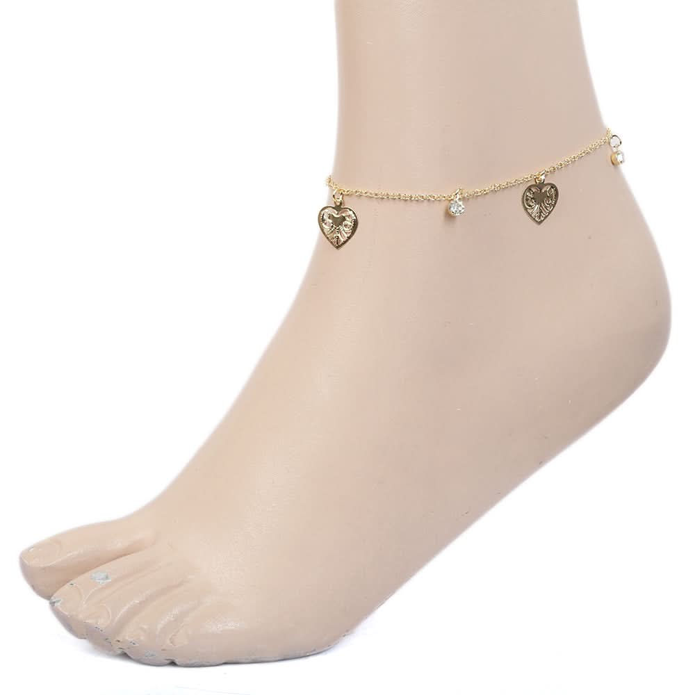 Women's Anklet - Golden, Women, Foot Jewellery, Chase Value, Chase Value