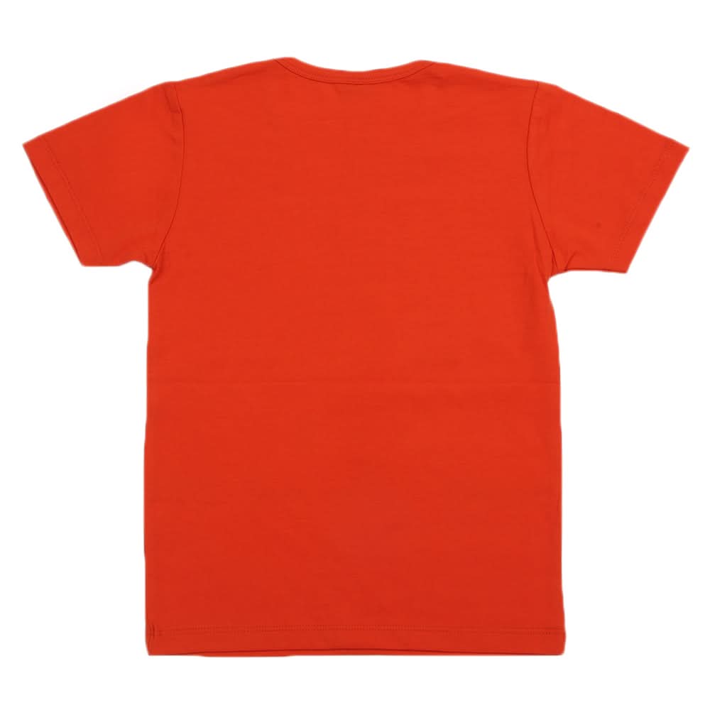 Boys Half Sleeves T-Shirt - Orange, Boys T-Shirts, Chase Value, Chase Value