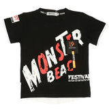 Boys Half Sleeves T-Shirt - Black, Kids, Boys T-Shirts, Chase Value, Chase Value