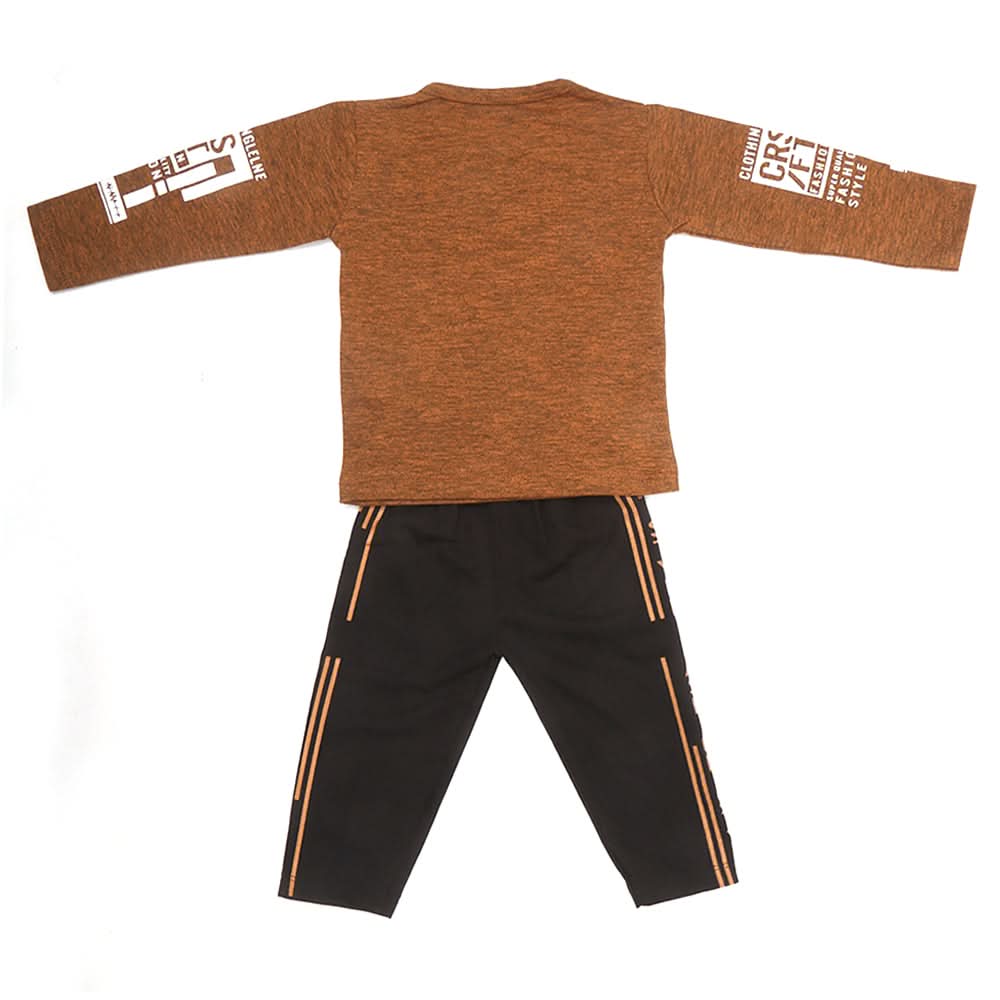 Boys Pajama Suit - Brown, Kids, Boys Sets And Suits, Chase Value, Chase Value