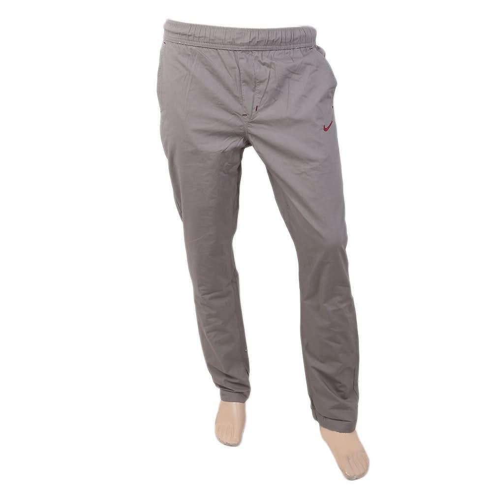 Men's Plain Open Bottom Trouser - Grey, Men, Lowers And Sweatpants, Chase Value, Chase Value