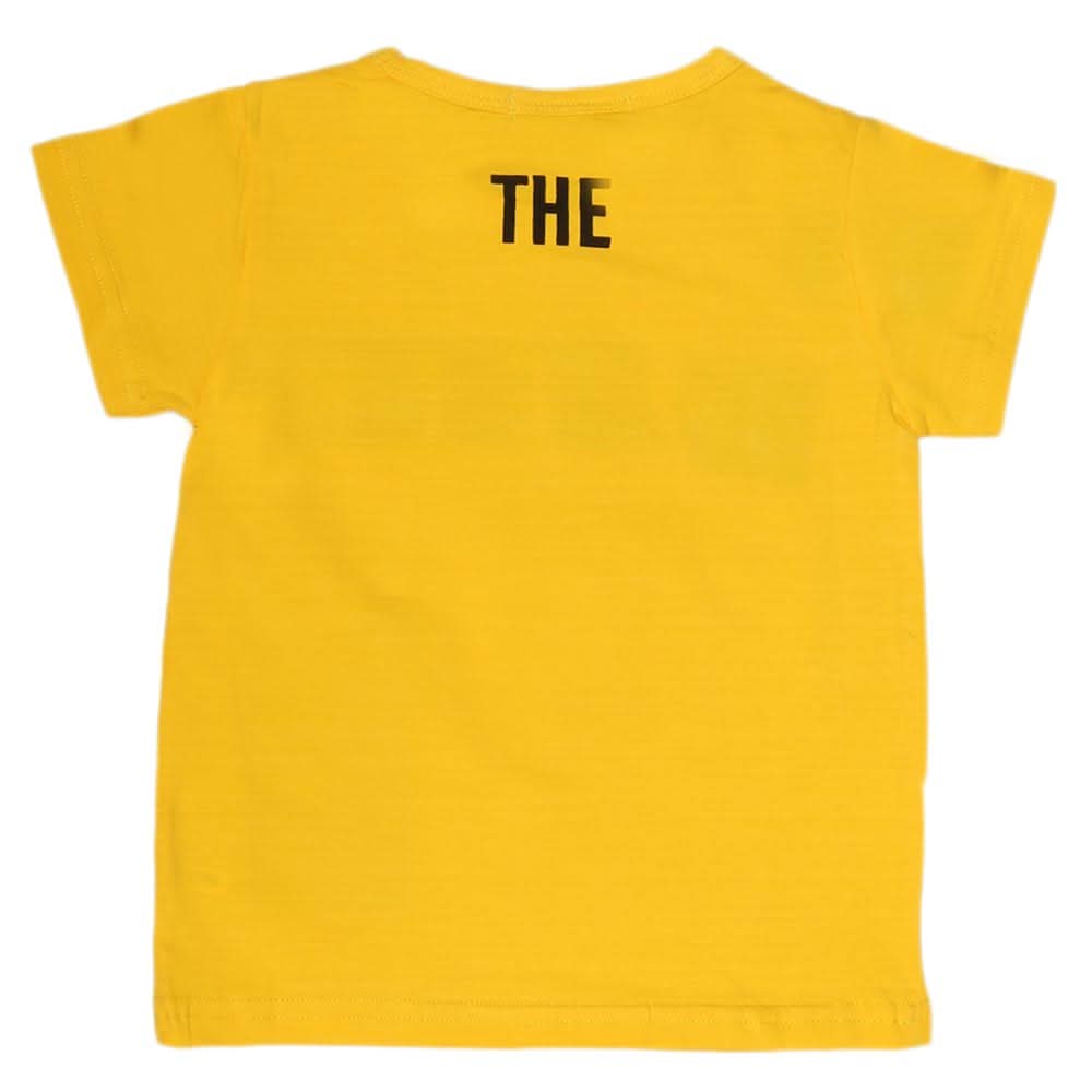Boys Half Sleeves T-Shirt - Yellow, Kids, Boys T-Shirts, Chase Value, Chase Value