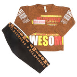 Boys Pajama Suit - Brown, Kids, Boys Sets And Suits, Chase Value, Chase Value