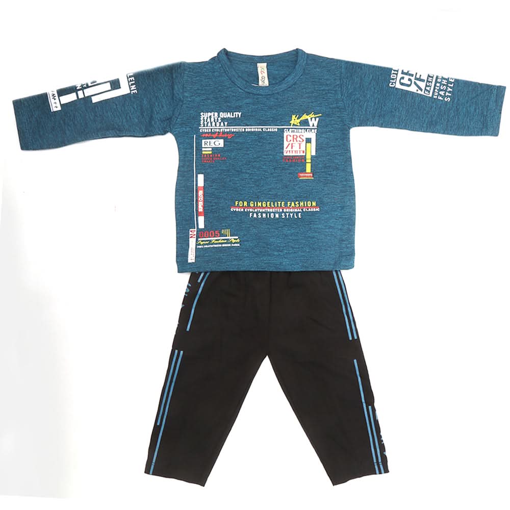 Boys Pajama Suit - Steel Blue, Kids, Boys Sets And Suits, Chase Value, Chase Value