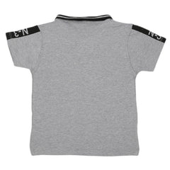 Boys Half Sleeves T-Shirt - Grey, Boys T-Shirts, Chase Value, Chase Value