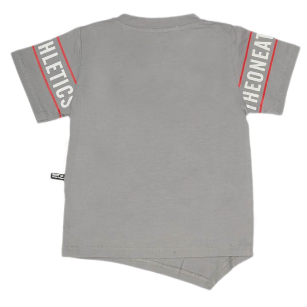 Boys Half Sleeves T-Shirt - Grey, Kids, Boys T-Shirts, Chase Value, Chase Value