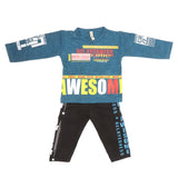 Boys Pajama Suit - Steel Blue, Kids, Boys Sets And Suits, Chase Value, Chase Value