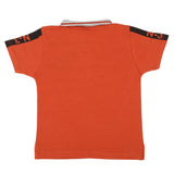Boys Half Sleeves T-Shirt - Rust, Boys T-Shirts, Chase Value, Chase Value