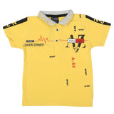 Boys Half Sleeves T-Shirt - Yellow, Boys T-Shirts, Chase Value, Chase Value
