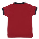 Boys Half Sleeves T-Shirt - Maroon, Boys T-Shirts, Chase Value, Chase Value