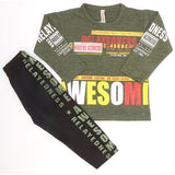Boys Pajama Suit - Green, Kids, Boys Sets And Suits, Chase Value, Chase Value