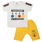 Boys 2 Pcs Suit Half Sleeves - Yellow, Kids, Boys Sets And Suits, Chase Value, Chase Value