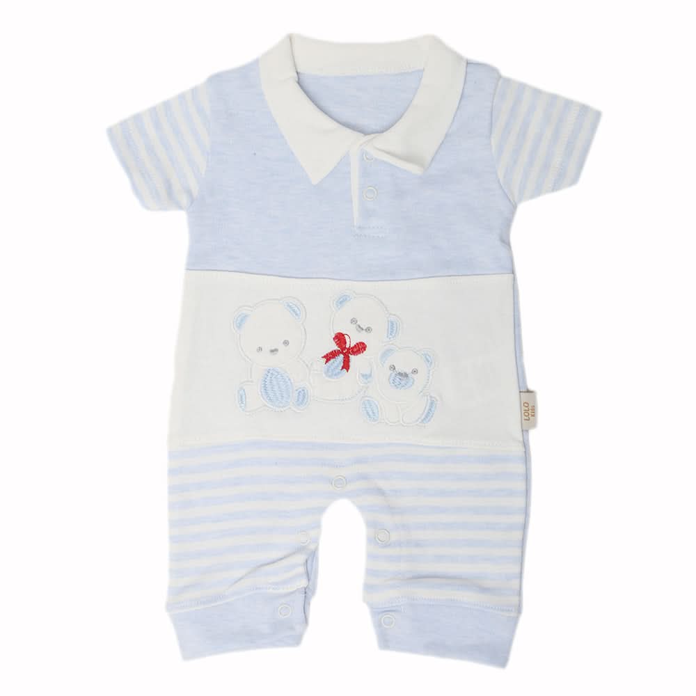 Newborn Boys Turkish Romper - Blue, Kids, Newborn Boys Rompers, Chase Value, Chase Value