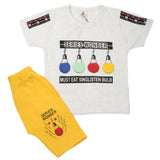 Boys 2 Pcs Suit Half Sleeves - Yellow, Kids, Boys Sets And Suits, Chase Value, Chase Value