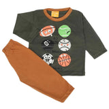 Newborn Boys Full Sleeves Suit - Dark Green, Newborn Boys Sets & Suits, Chase Value, Chase Value