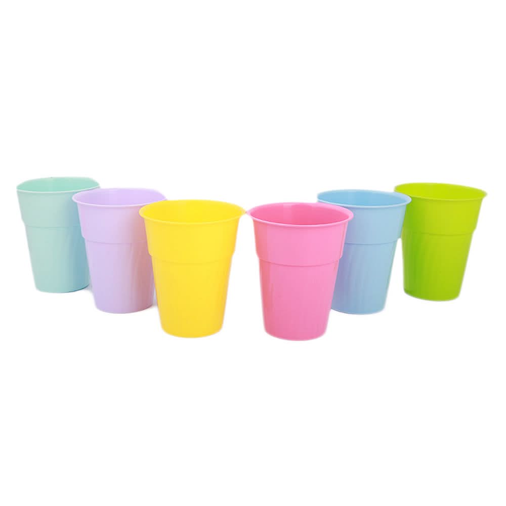 Plastic Glass 6 Pcs Set - Multi, Home & Lifestyle, Glassware & Drinkware, Chase Value, Chase Value