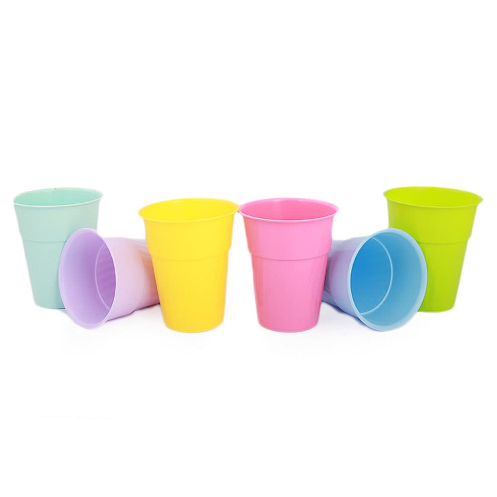 Plastic Glass 6 Pcs Set - Multi, Home & Lifestyle, Glassware & Drinkware, Chase Value, Chase Value