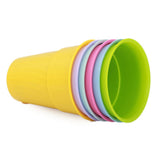 Plastic Glass 6 Pcs Set - Multi, Home & Lifestyle, Glassware & Drinkware, Chase Value, Chase Value