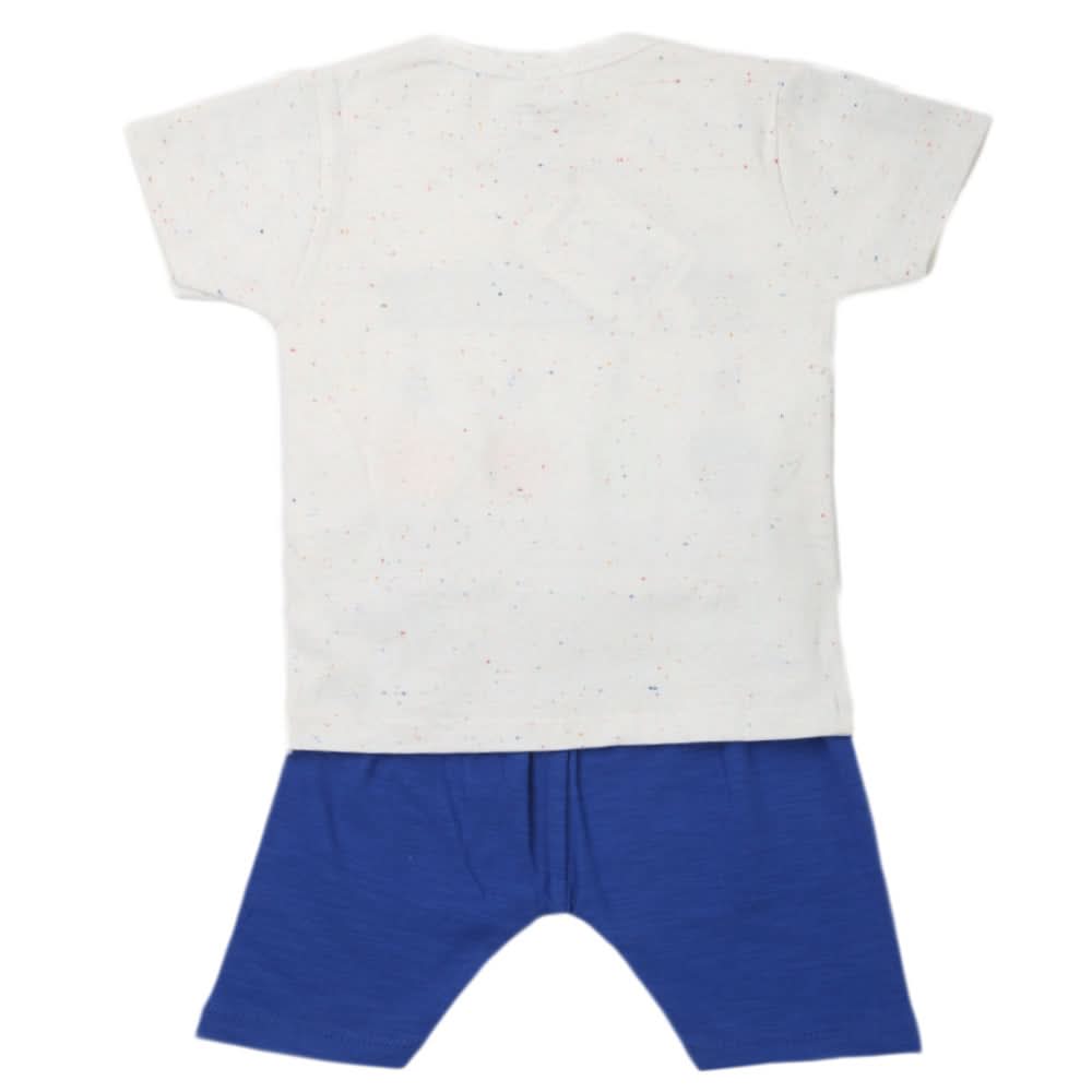 Boys 2 Pcs Suit Half Sleeves - Blue, Kids, Boys Sets And Suits, Chase Value, Chase Value