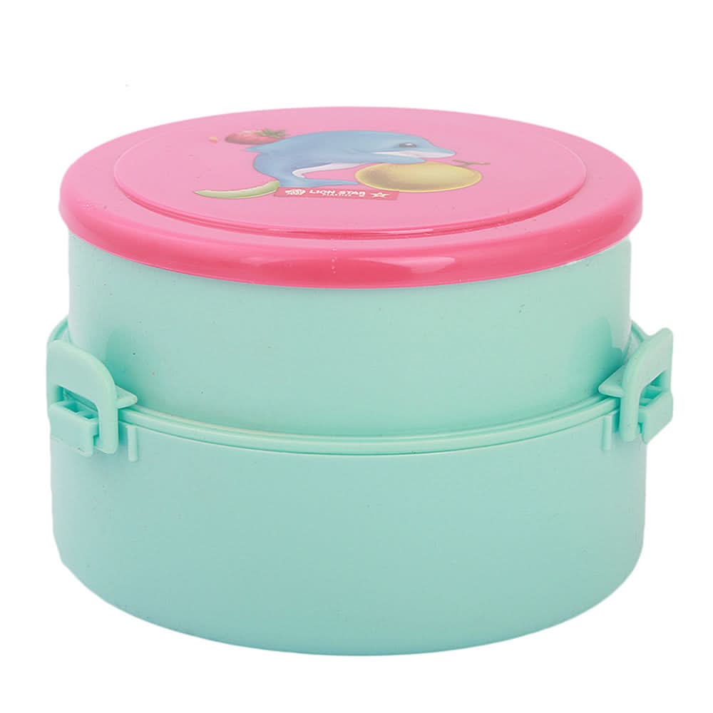 School Round Lunch Box - Blue, Kids, Tiffin Boxes And Bottles, Chase Value, Chase Value