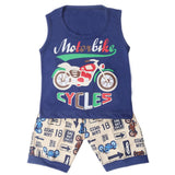 Boys Sando Short Suit - Navy Blue, Kids, Boys Sets And Suits, Chase Value, Chase Value