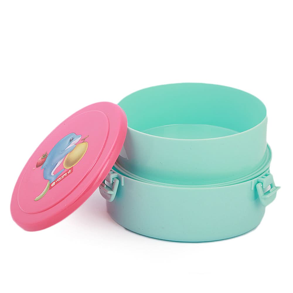 School Round Lunch Box - Blue, Kids, Tiffin Boxes And Bottles, Chase Value, Chase Value