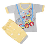 Boys Half Sleeves Short Suit - Grey, Kids, Boys Sets And Suits, Chase Value, Chase Value