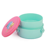 School Round Lunch Box - Blue, Kids, Tiffin Boxes And Bottles, Chase Value, Chase Value