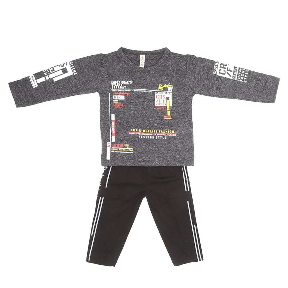 Boys Pajama Suit - Grey, Kids, Boys Sets And Suits, Chase Value, Chase Value
