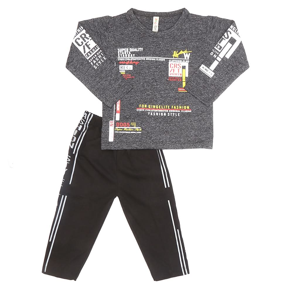 Boys Pajama Suit - Grey, Kids, Boys Sets And Suits, Chase Value, Chase Value