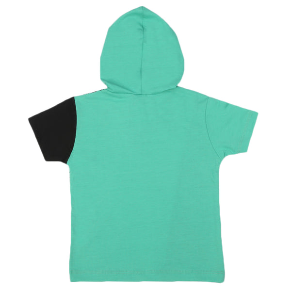 Boys Half Sleeves T-Shirt - Sea Green, Boys T-Shirts, Chase Value, Chase Value