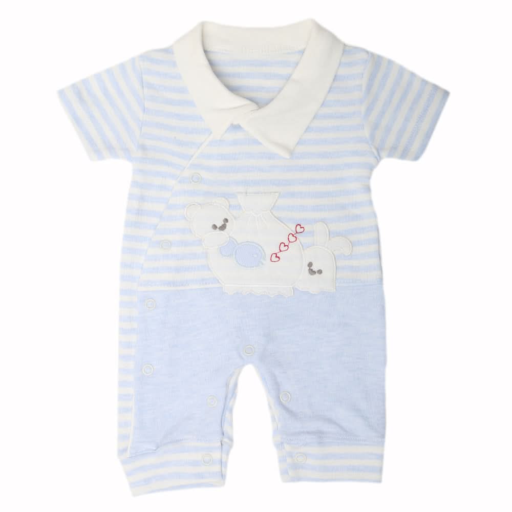 Newborn Boys Turkish Romper - Blue, Kids, Newborn Boys Rompers, Chase Value, Chase Value