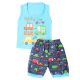 Boys Half Sleeves Sando Suit - Sky Blue, Kids, Boys Sets And Suits, Chase Value, Chase Value