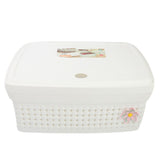 Multi Purpose Storage Box With Lid - White, Home & Lifestyle, Storage Boxes, Chase Value, Chase Value
