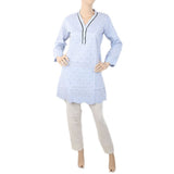Women's Kurti WQB-5017-D - Blue, Women, Ready Kurtis, Chase Value, Chase Value