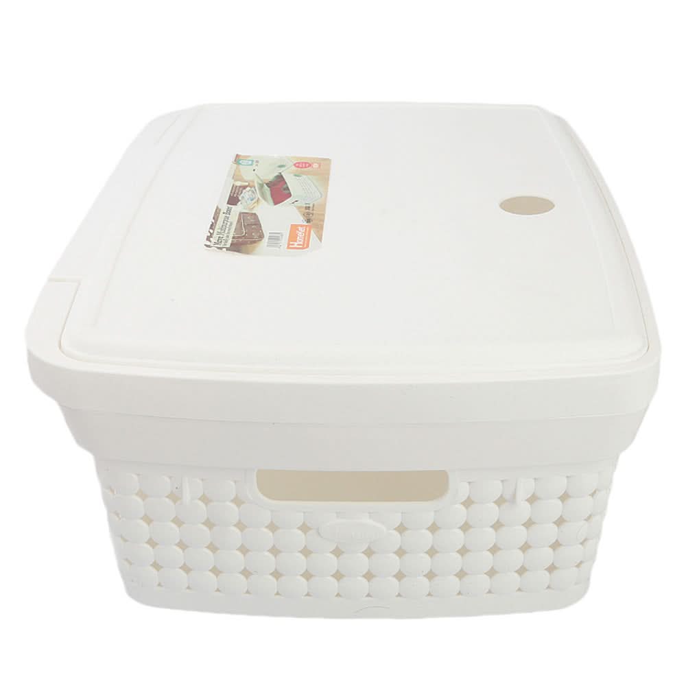 Multi Purpose Storage Box With Lid - White, Home & Lifestyle, Storage Boxes, Chase Value, Chase Value