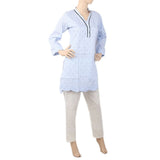 Women's Kurti WQB-5017-D - Blue, Women, Ready Kurtis, Chase Value, Chase Value