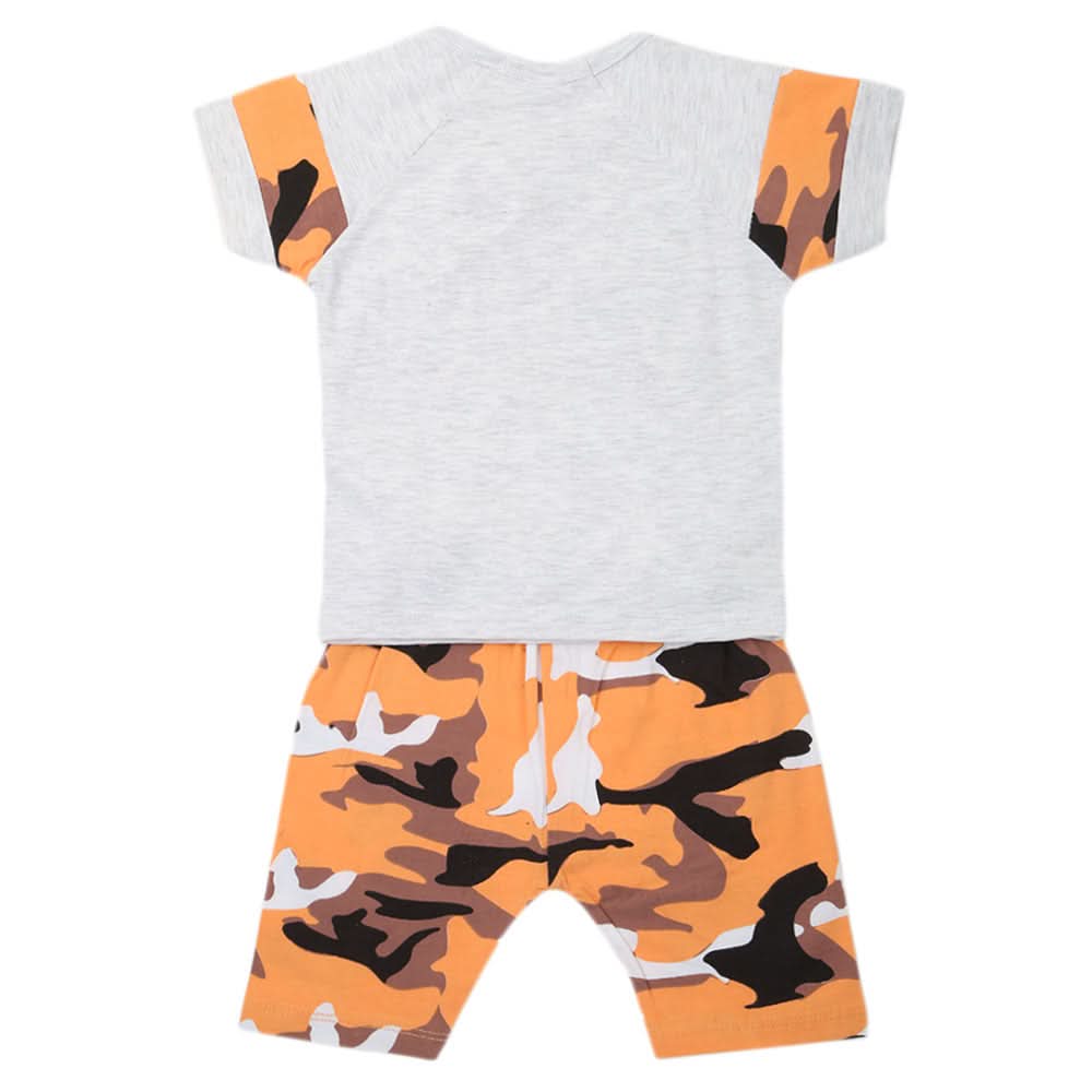 Boys Half Sleeves Suit - Peach, Kids, Boys Sets And Suits, Chase Value, Chase Value