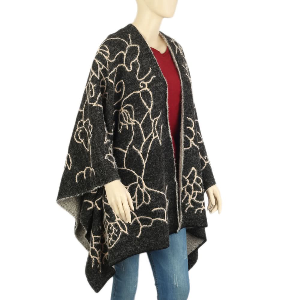 Women's Shawl - Charcoal, Women Shawls & Scarves, Chase Value, Chase Value