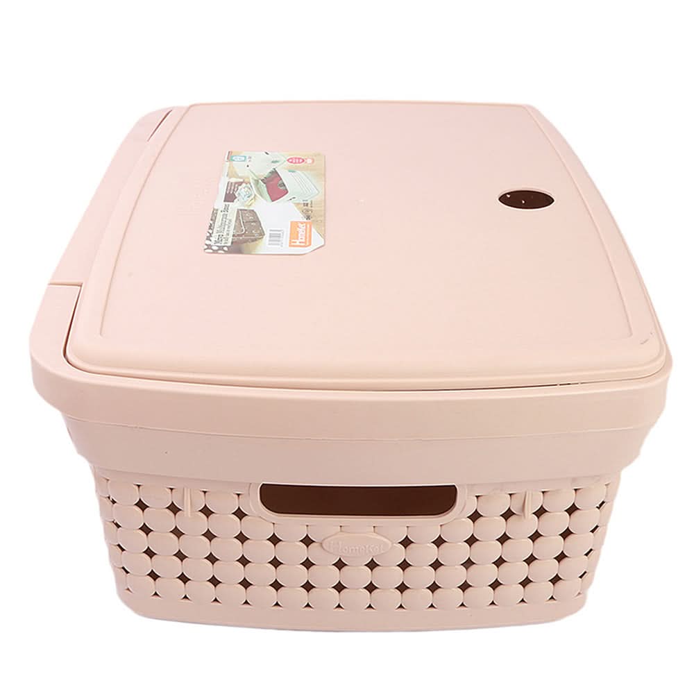 Multi Purpose Storage Box With Lid - Peach, Home & Lifestyle, Storage Boxes, Chase Value, Chase Value