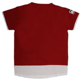 Boys Half Sleeves T-Shirt - Maroon, Kids, Boys T-Shirts, Chase Value, Chase Value