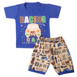 Boys Half Sleeves Short Suit - Royal Blue, Kids, Boys Sets And Suits, Chase Value, Chase Value