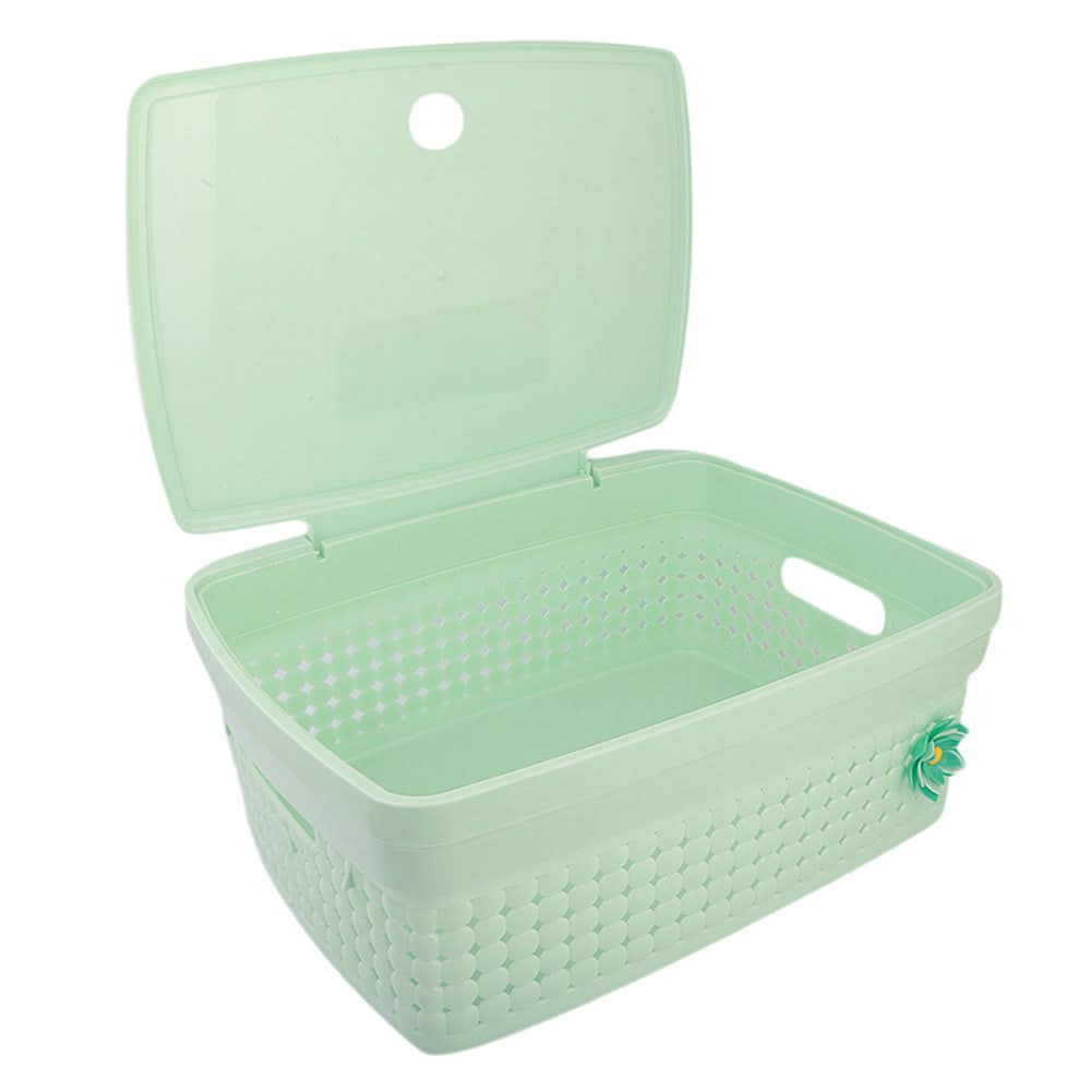 Multi Purpose Storage Box With Lid - Green, Home & Lifestyle, Storage Boxes, Chase Value, Chase Value