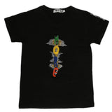 Boys Half Sleeves T-Shirt - Black, Kids, Boys T-Shirts, Chase Value, Chase Value