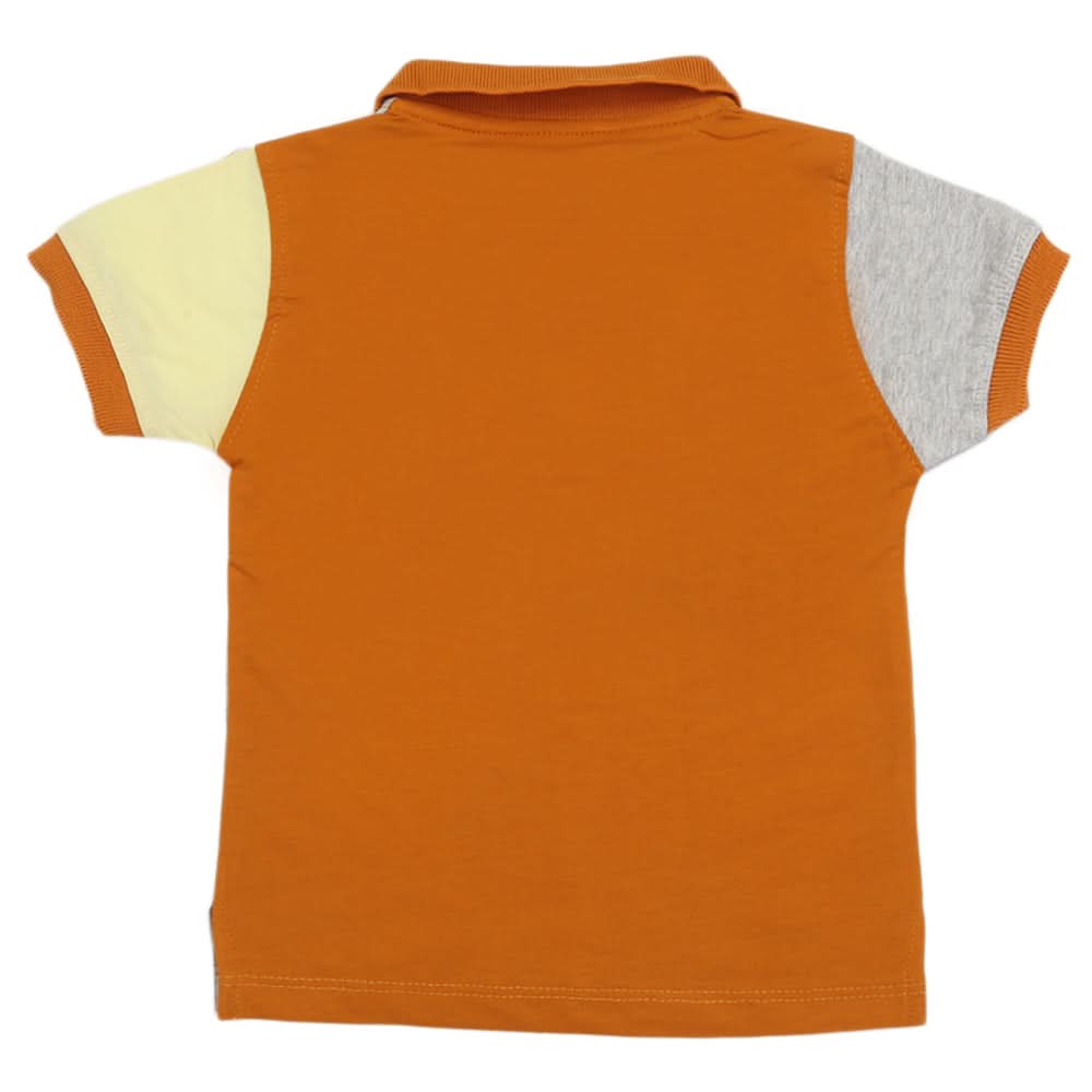 Boys Half Sleeves T-Shirt - Mustard, Boys T-Shirts, Chase Value, Chase Value